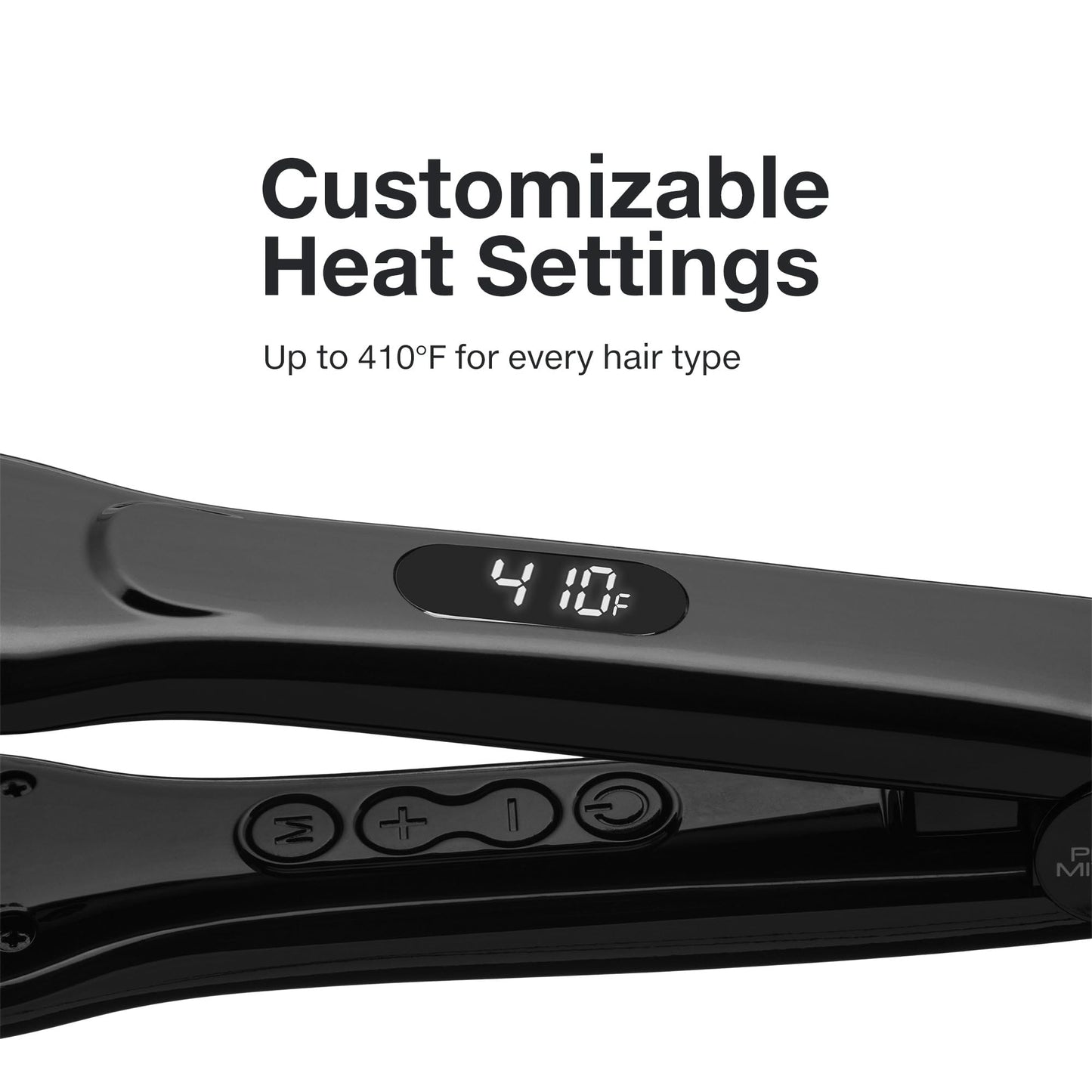 Smooth+ Ceramic Flat Iron – Adjustable Heat for Smoothing & Straightening