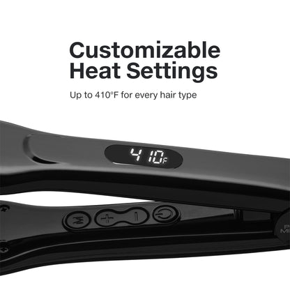 Smooth+ Ceramic Flat Iron – Adjustable Heat for Smoothing & Straightening